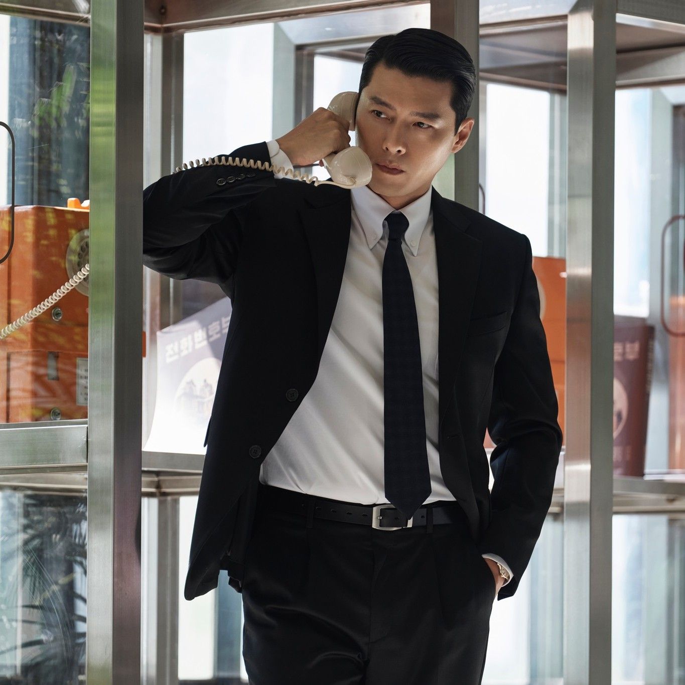 Recent activity shot of Hyun Bin