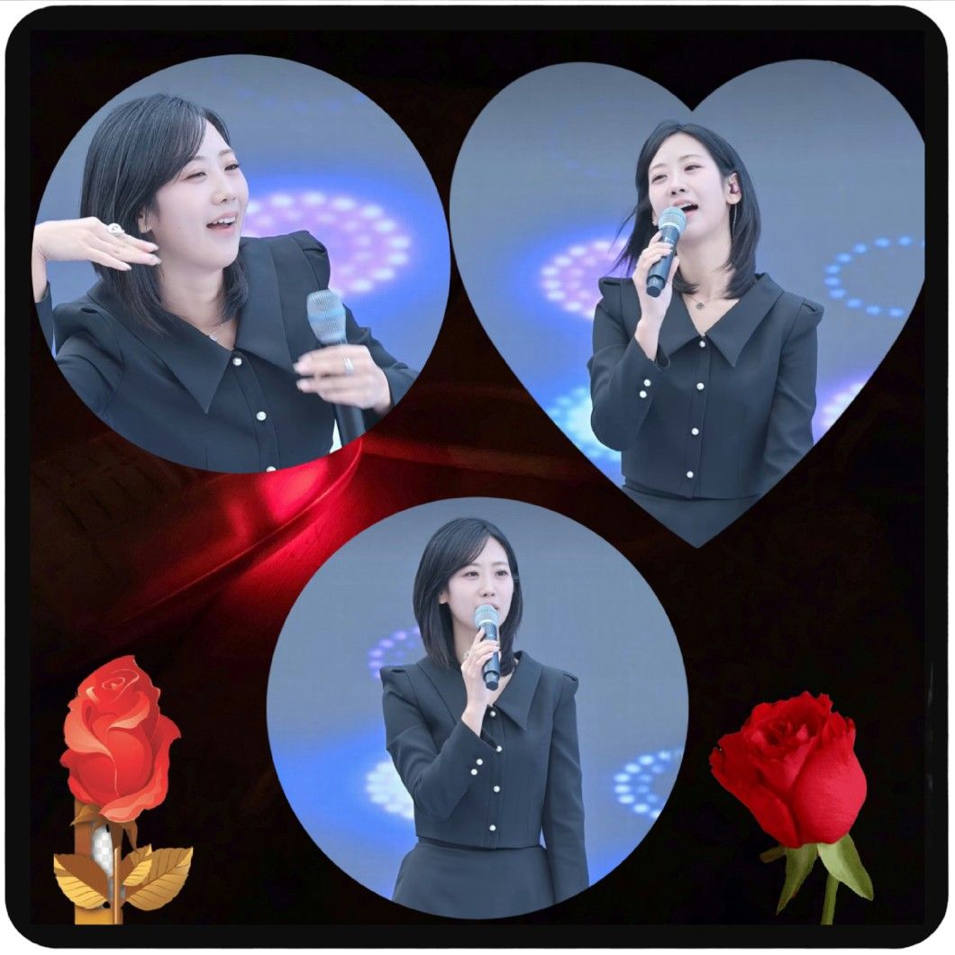 A moment captured by a fan of Kang Hyeyeon