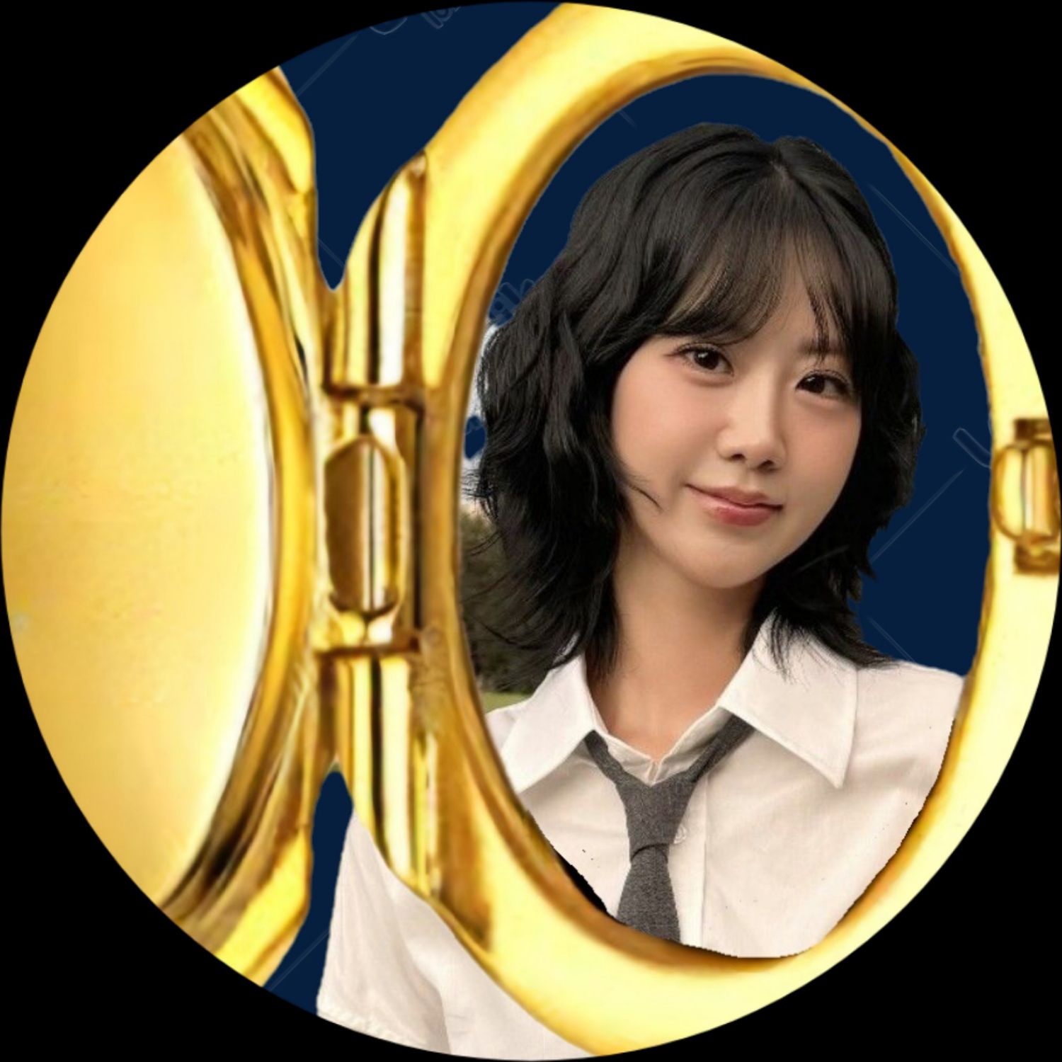 Behind-the-scenes cut of Kang Hyeyeon