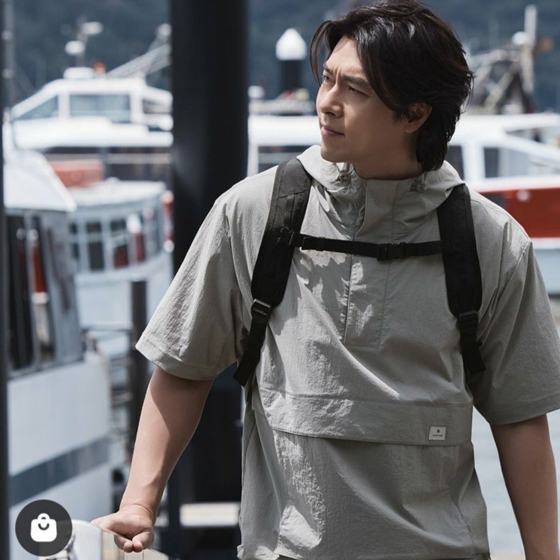 Behind-the-scenes cut of Hyun Bin