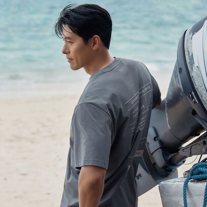 Recent activity shot of Hyun Bin