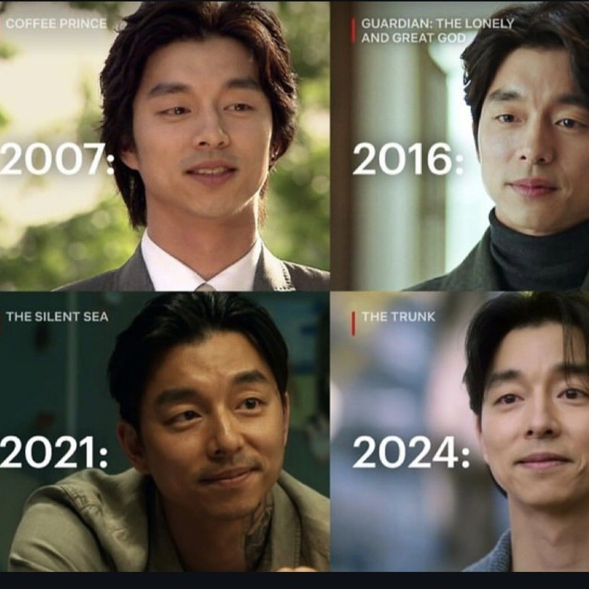 Recent activity shot of Gong Yoo