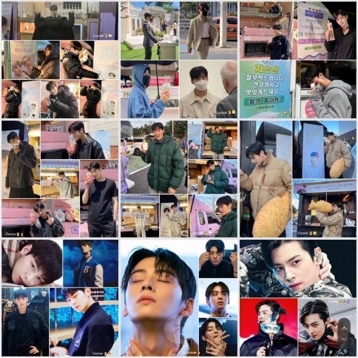 Behind-the-scenes cut of Cha Eunwoo