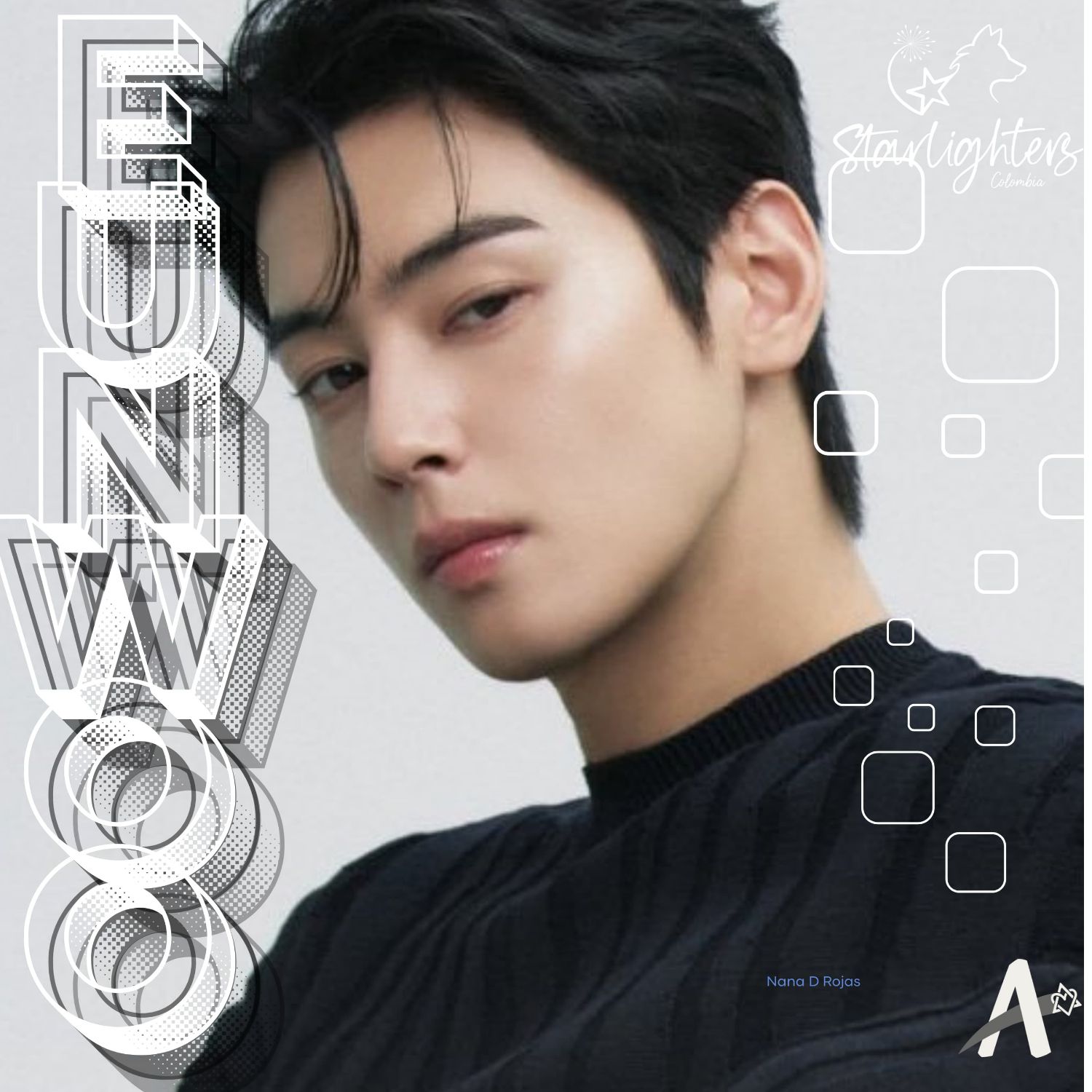 A moment captured by a fan of Cha Eunwoo