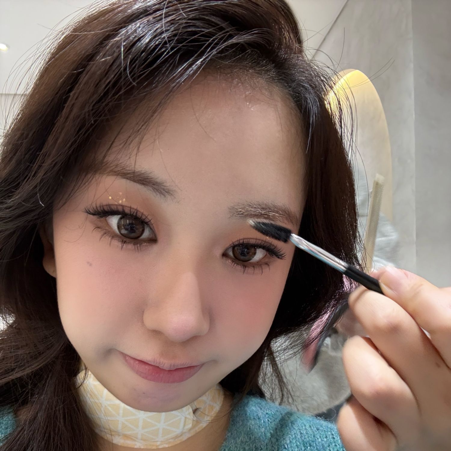 チョン・ユジンのビハインドカット