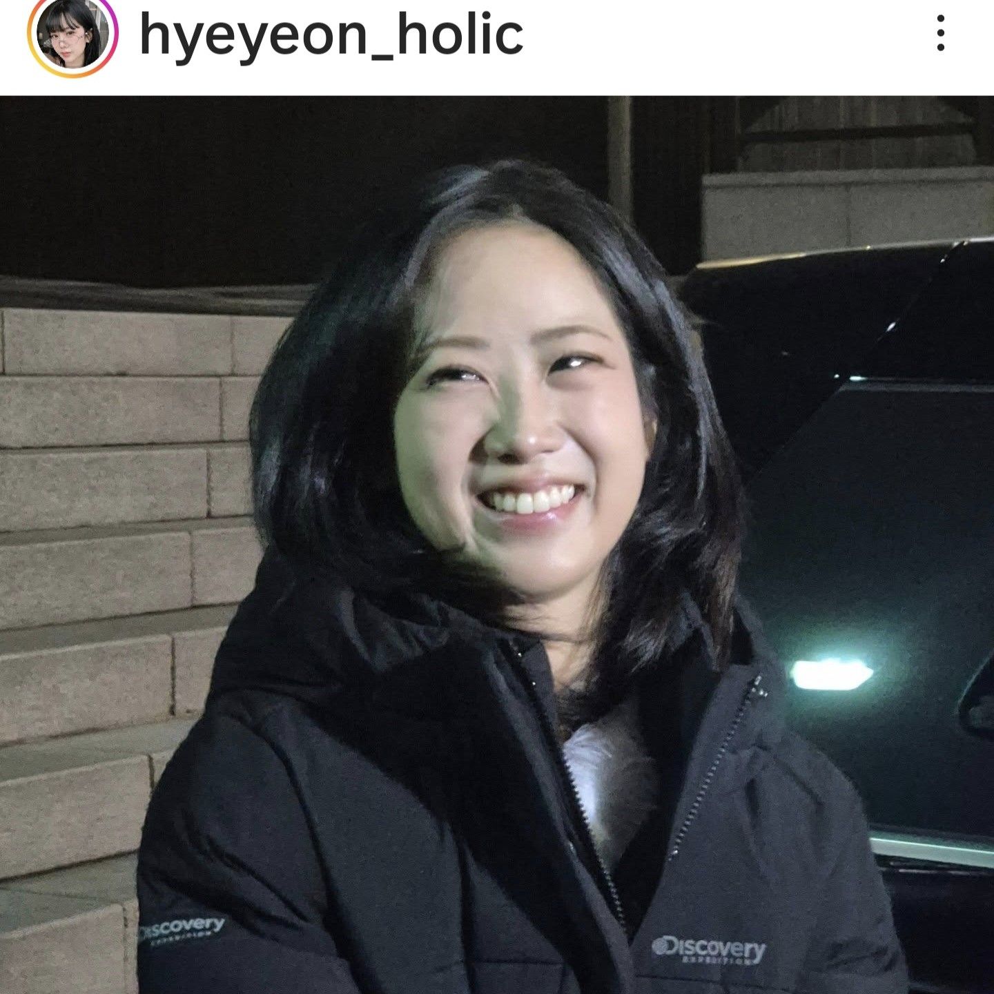 A moment captured by a fan of Kang Hyeyeon