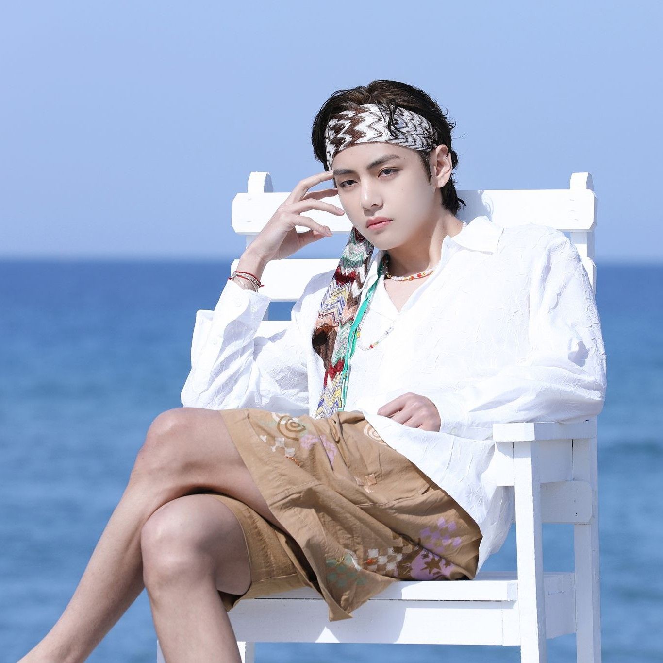 Recent activity shot of Kim Taehyung (V)