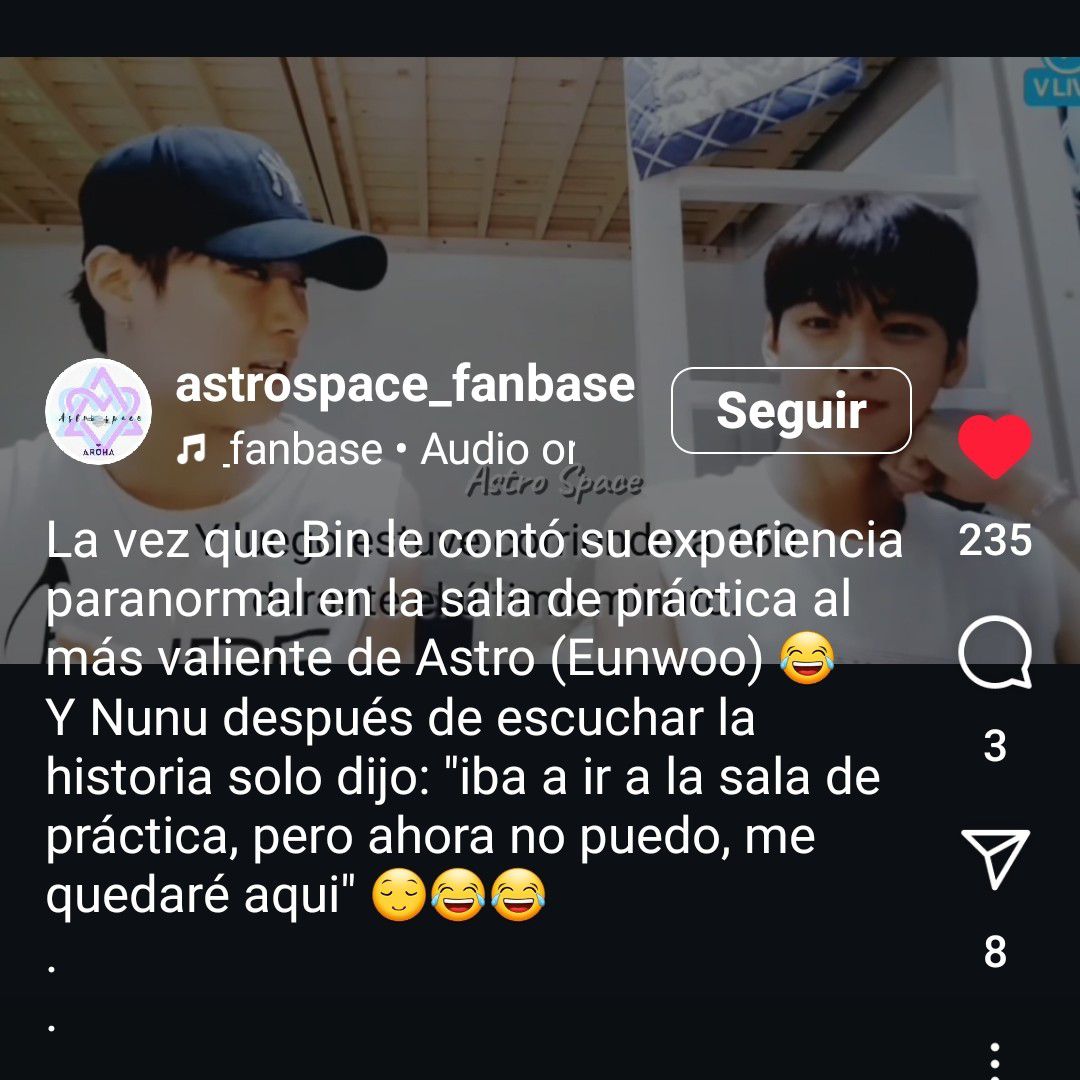 Recent activity shot of Cha Eunwoo