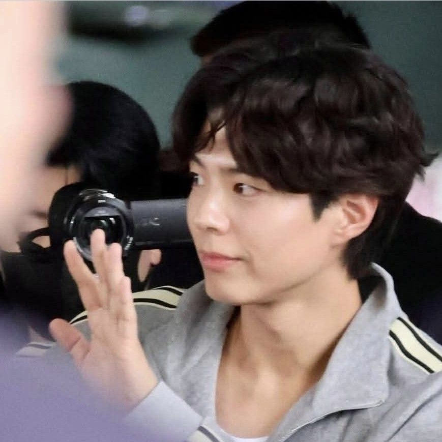 Recent activity shot of Park Bogum