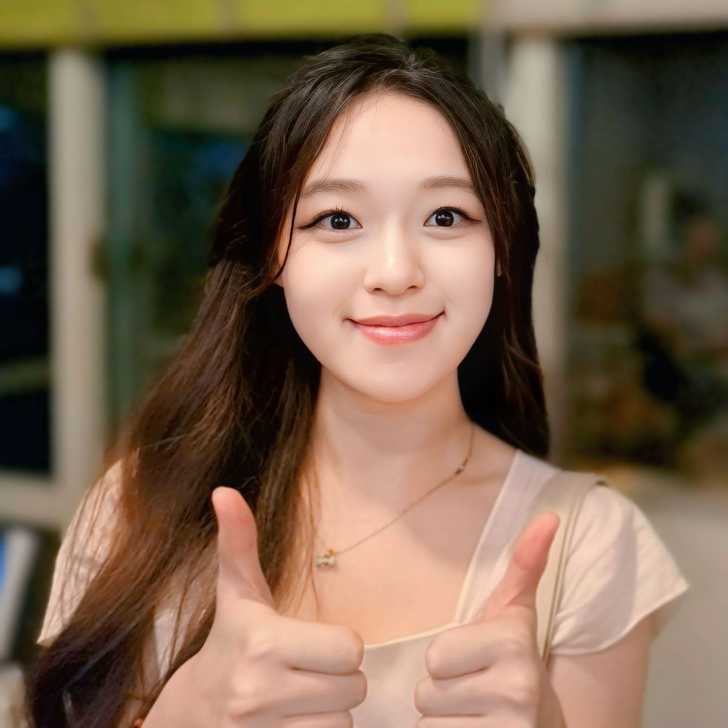 A moment captured by a fan of Chae Suhyeon