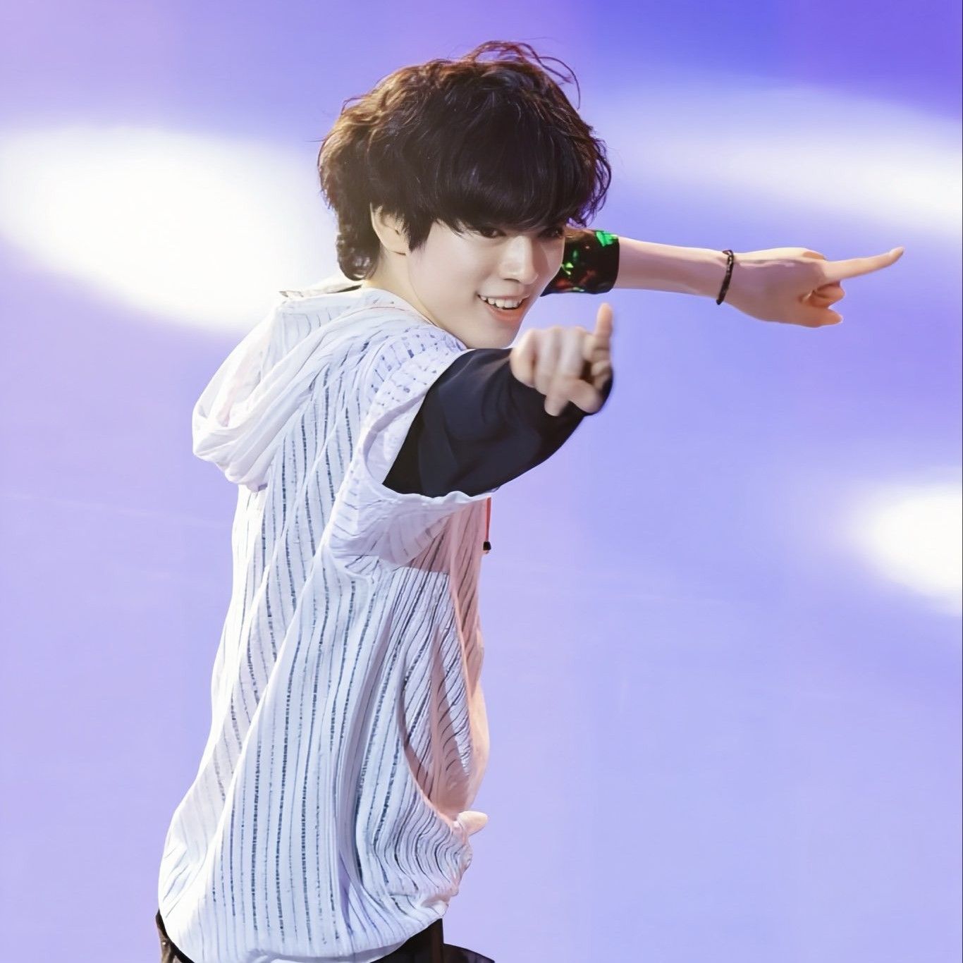 A moment captured by a fan of Cha Junhwan