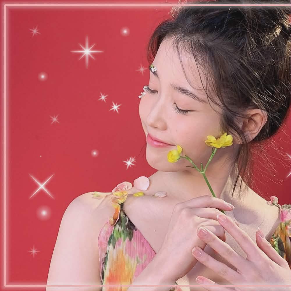 Behind-the-scenes cut of IU