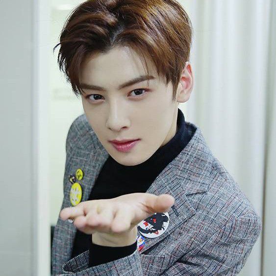 Behind-the-scenes cut of Cha Eunwoo