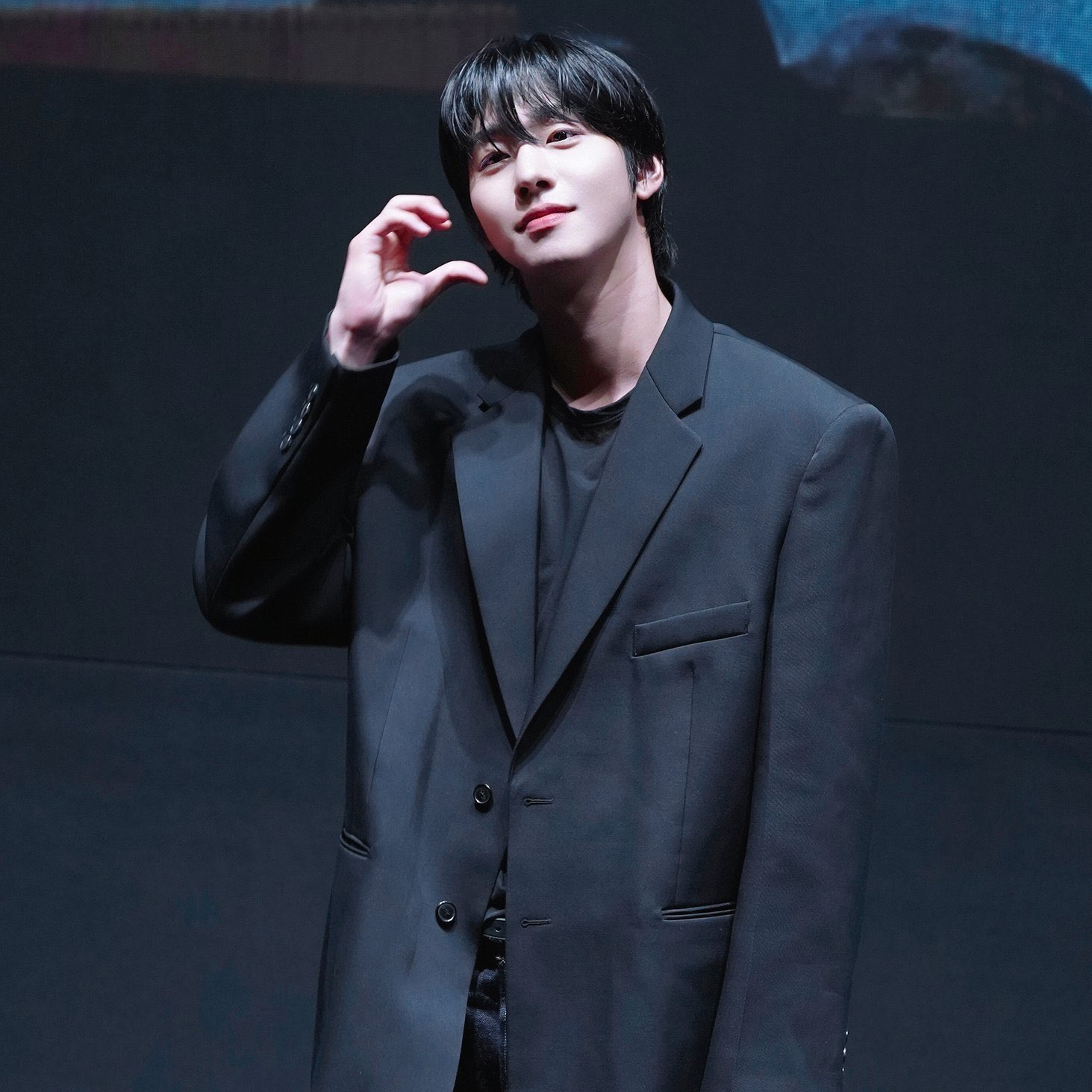 Recent activity shot of Ahn Hyoseop