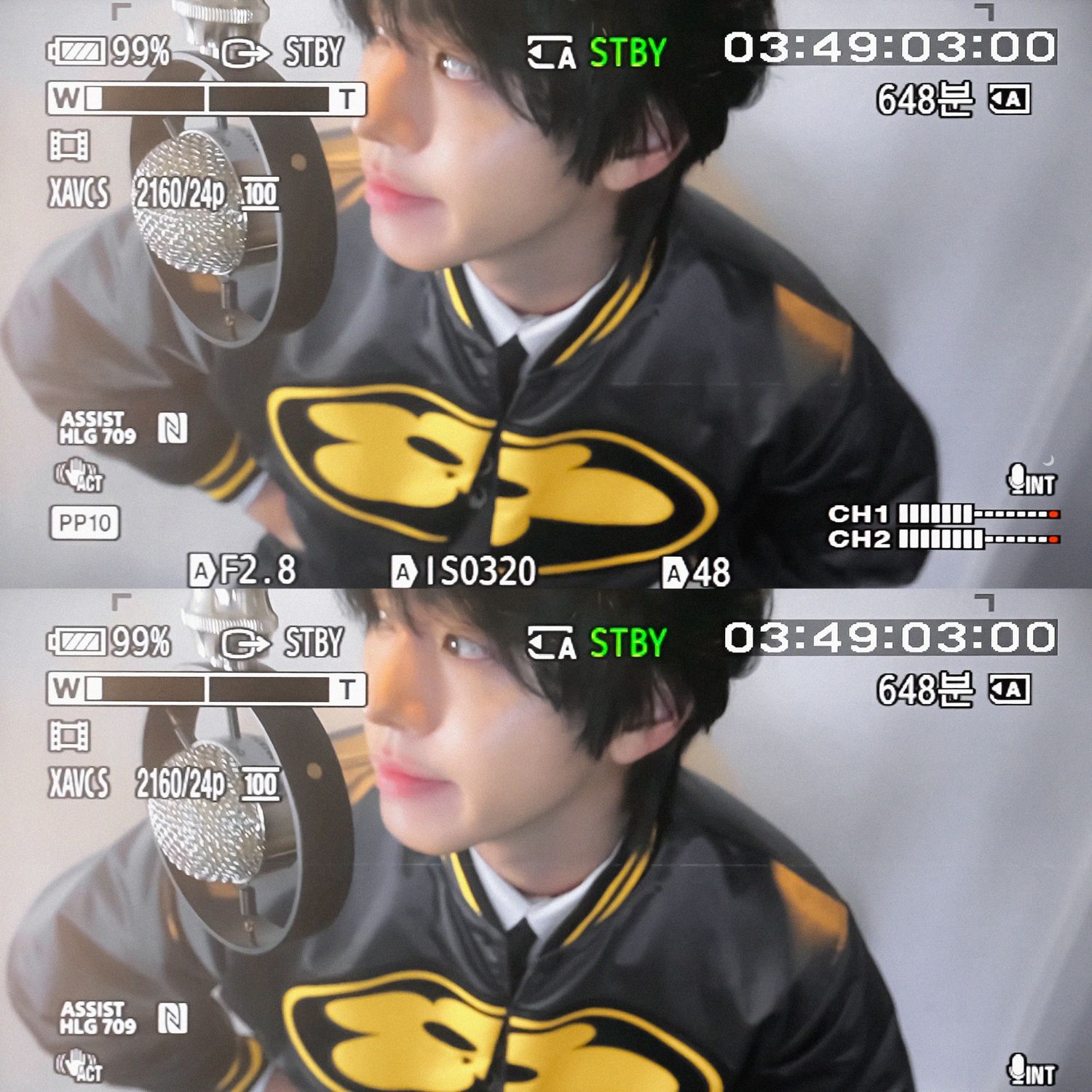 Behind-the-scenes cut of Ahn Hyoseop