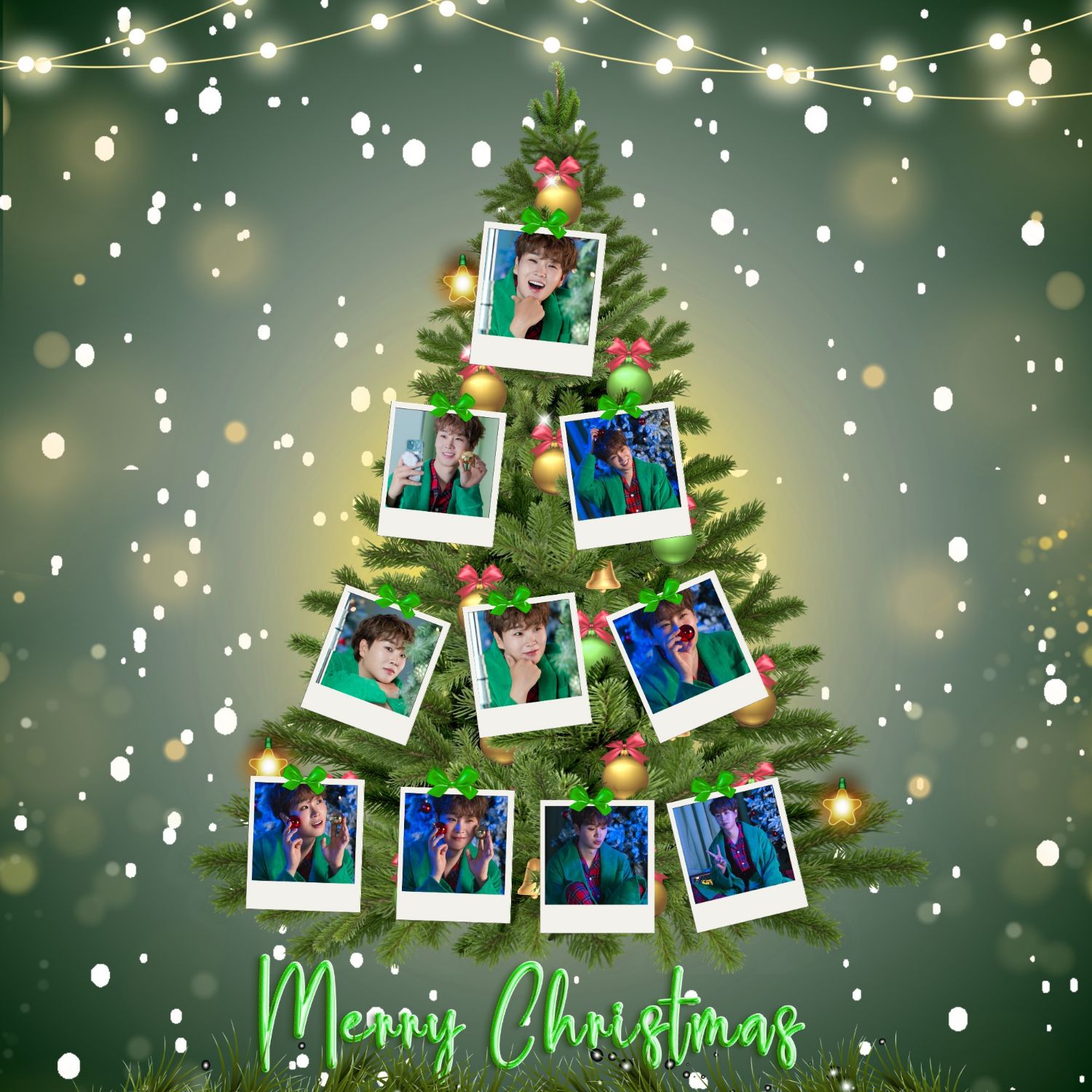 A moment captured by a fan of Song Minjun