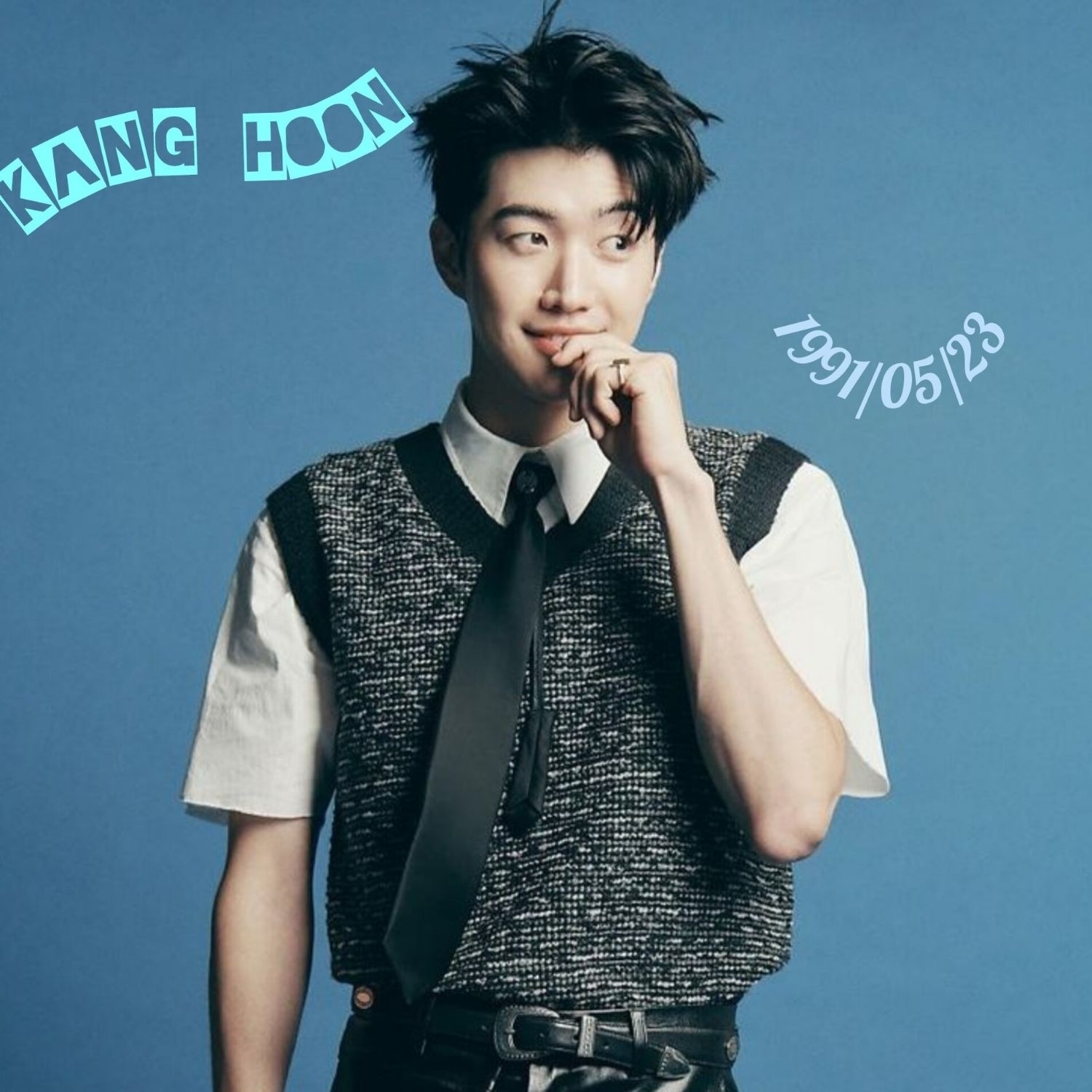 Behind-the-scenes cut of Kang Hoon
