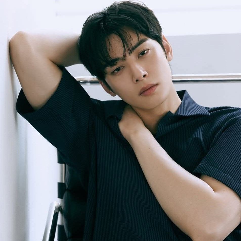 A moment captured by a fan of Cha Eunwoo