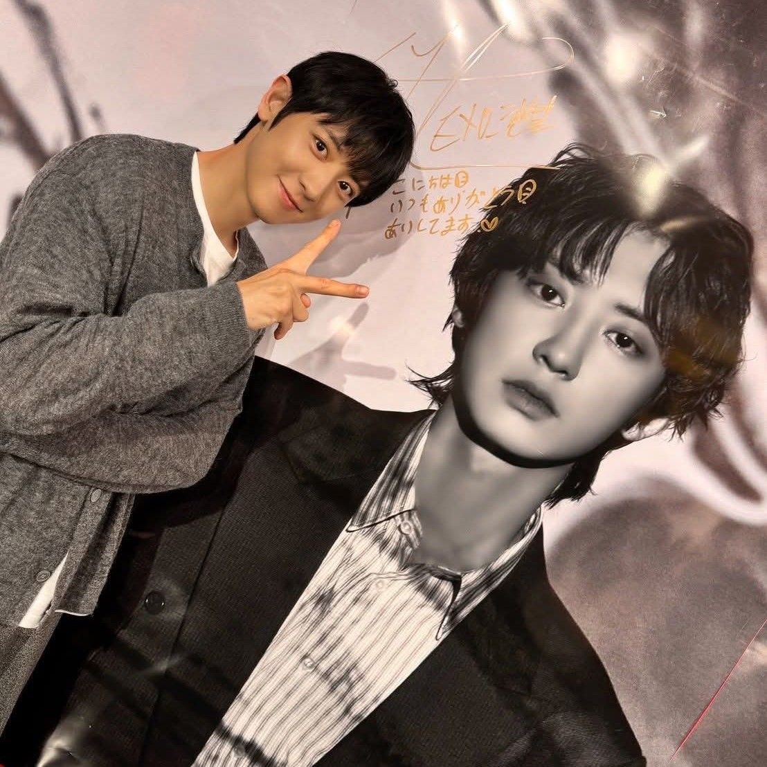 Behind-the-scenes cut of Chanyeol