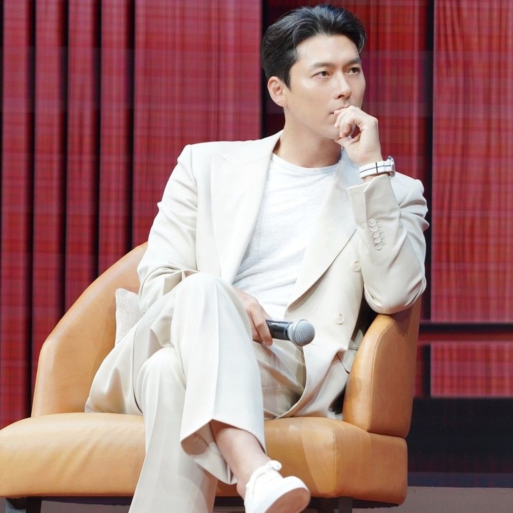 Recent activity shot of Hyun Bin