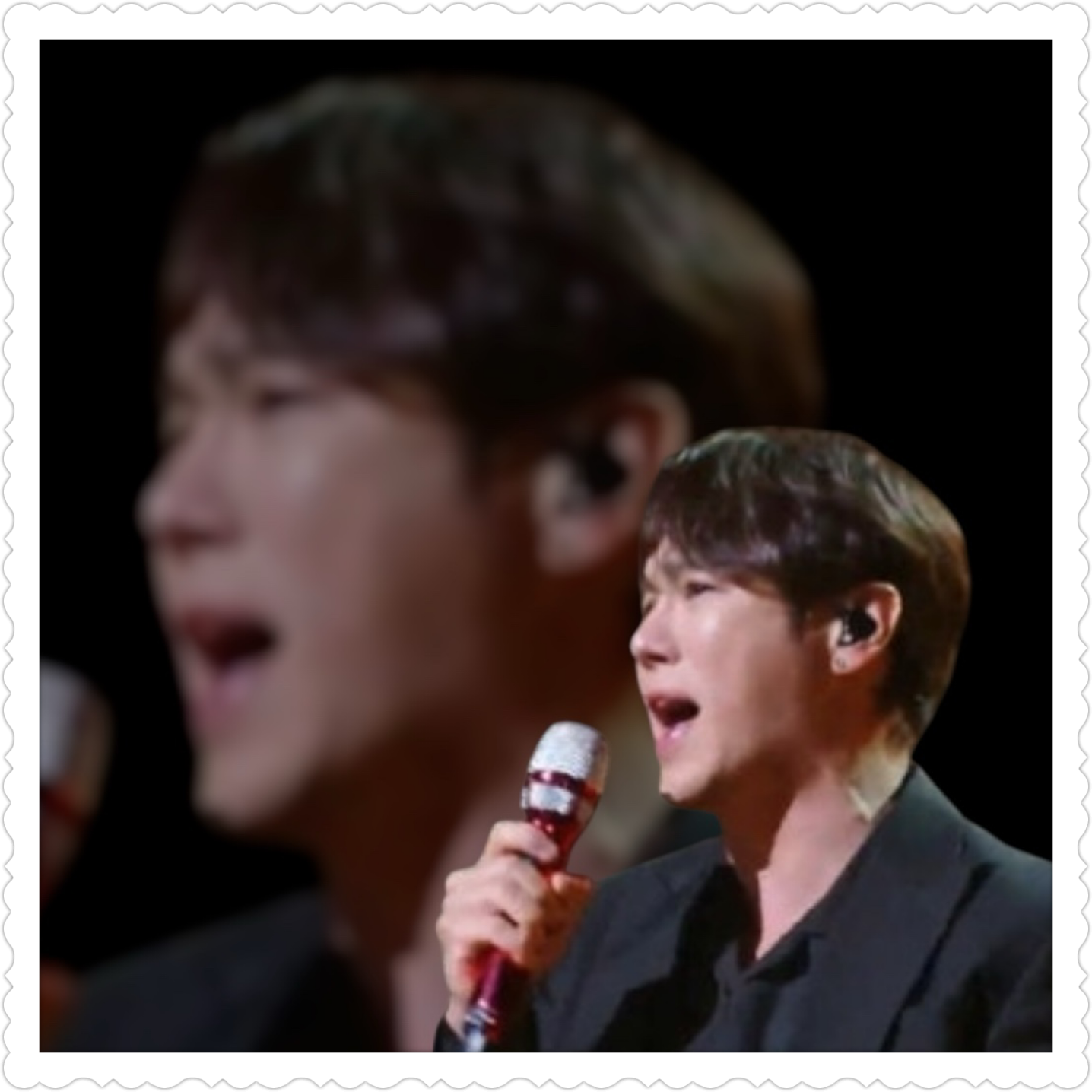 A moment captured by a fan of Hwanhee