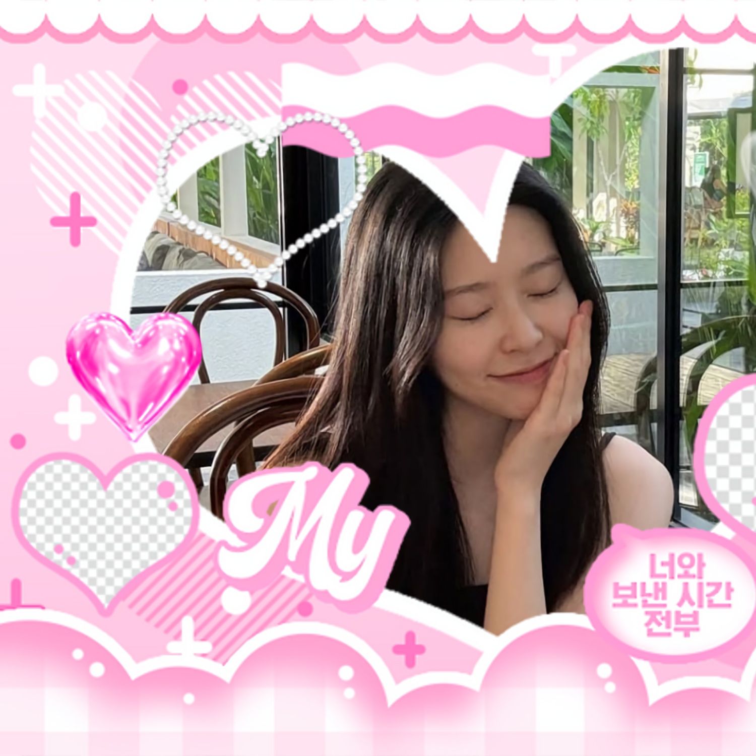Behind-the-scenes cut of Kim Minju