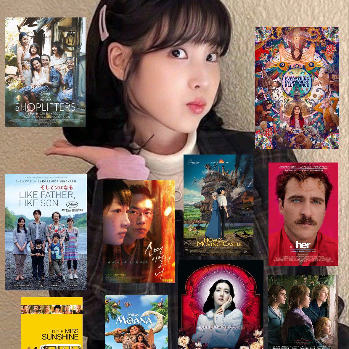 Behind-the-scenes cut of IU