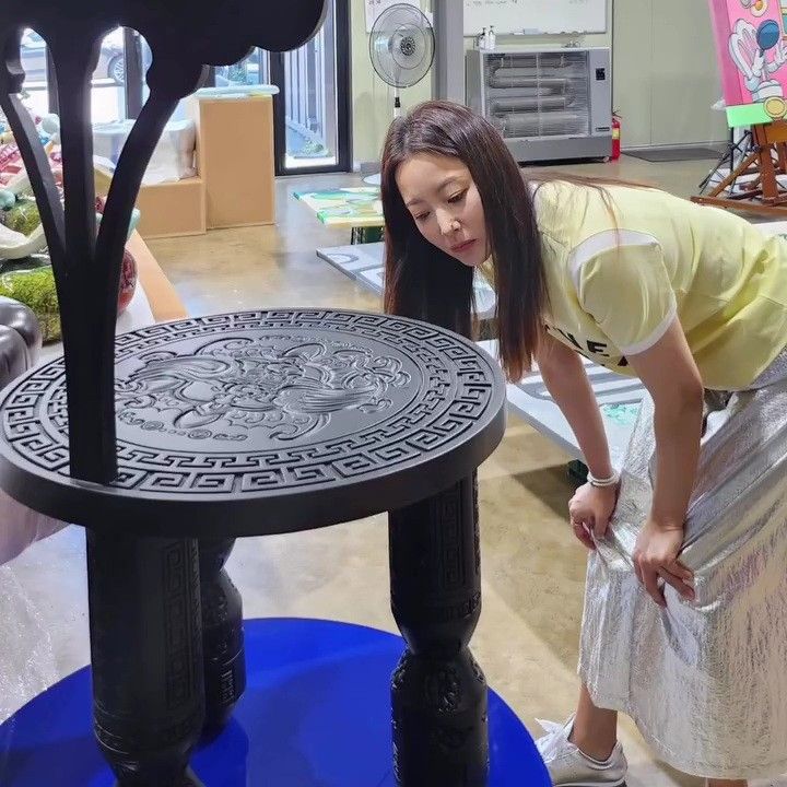 Behind-the-scenes cut of Kim Heesun