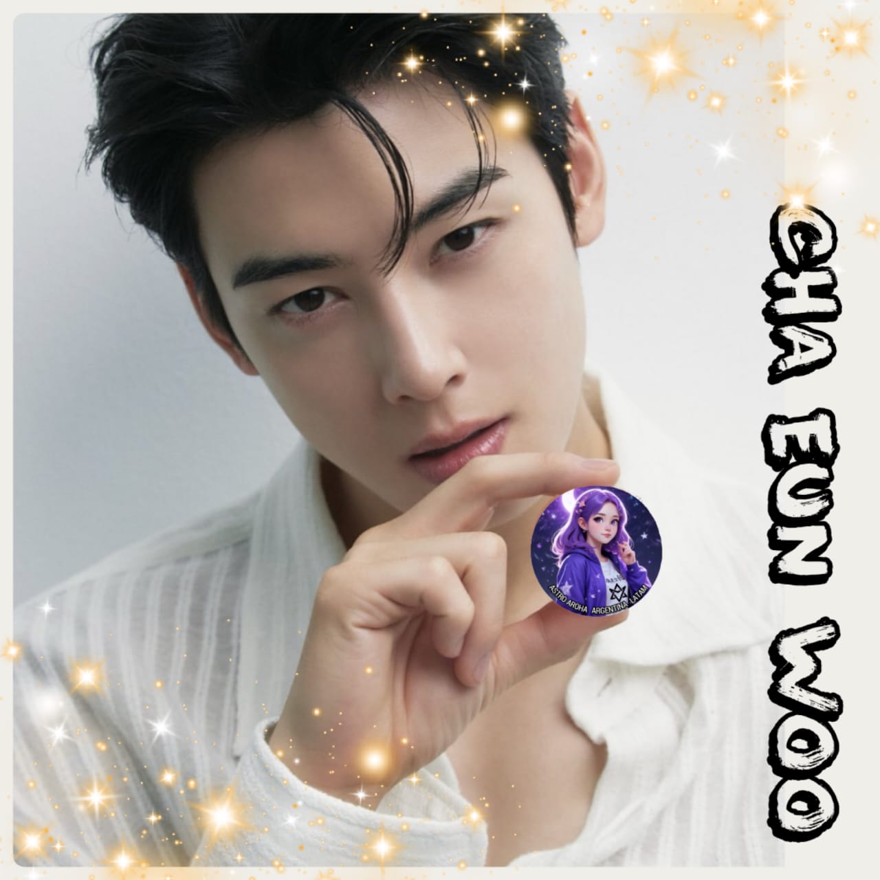 Recent activity shot of Cha Eunwoo