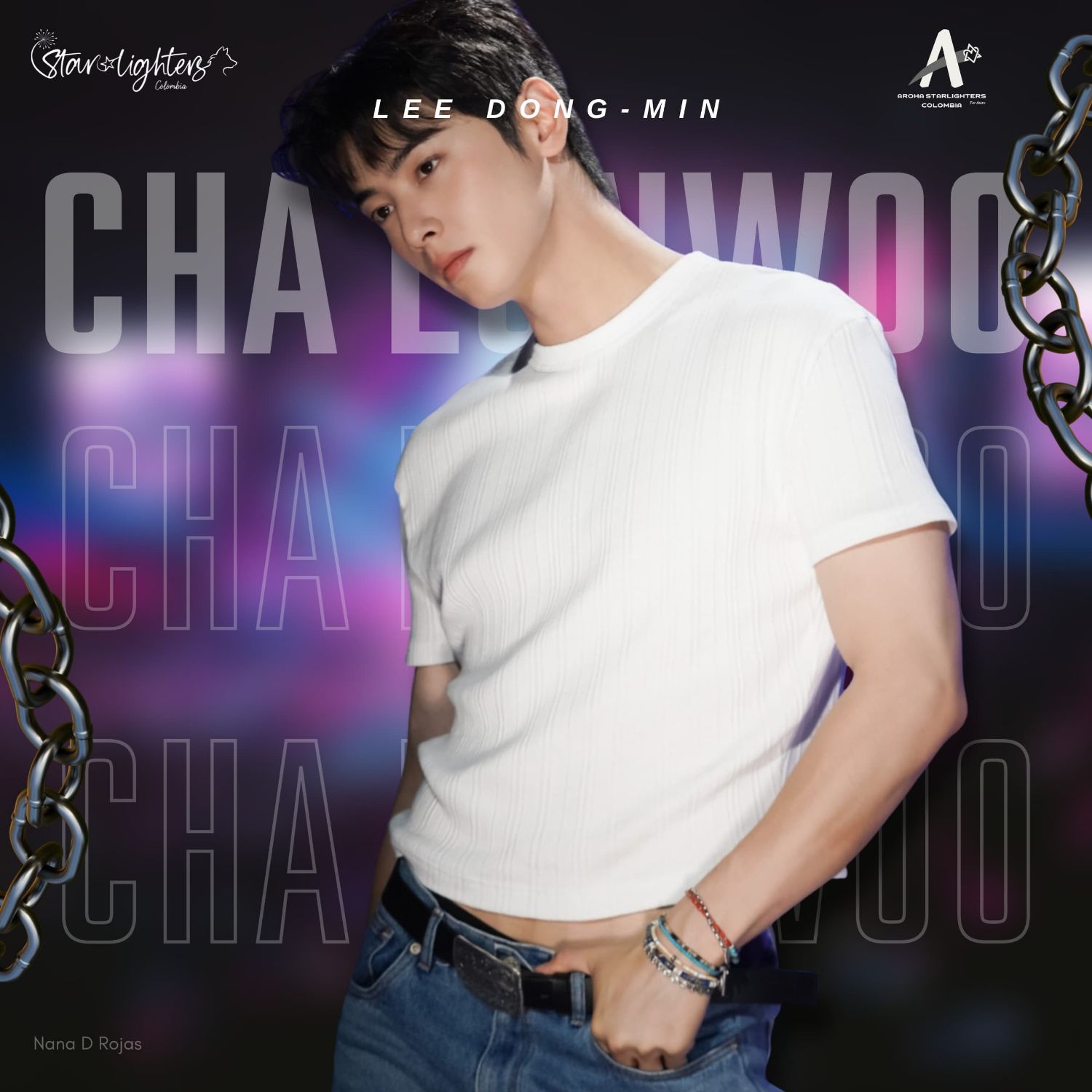 Behind-the-scenes cut of Cha Eunwoo