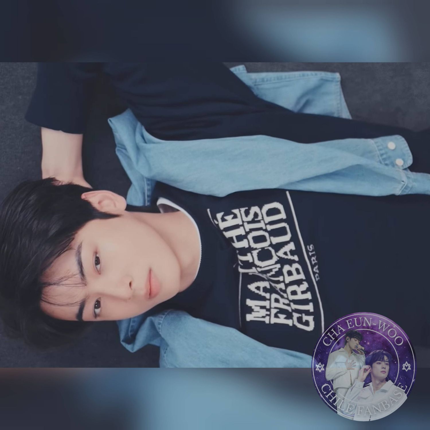 Behind-the-scenes cut of Cha Eunwoo