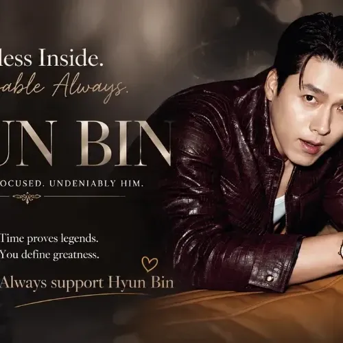 Recent activity shot of Hyun Bin
