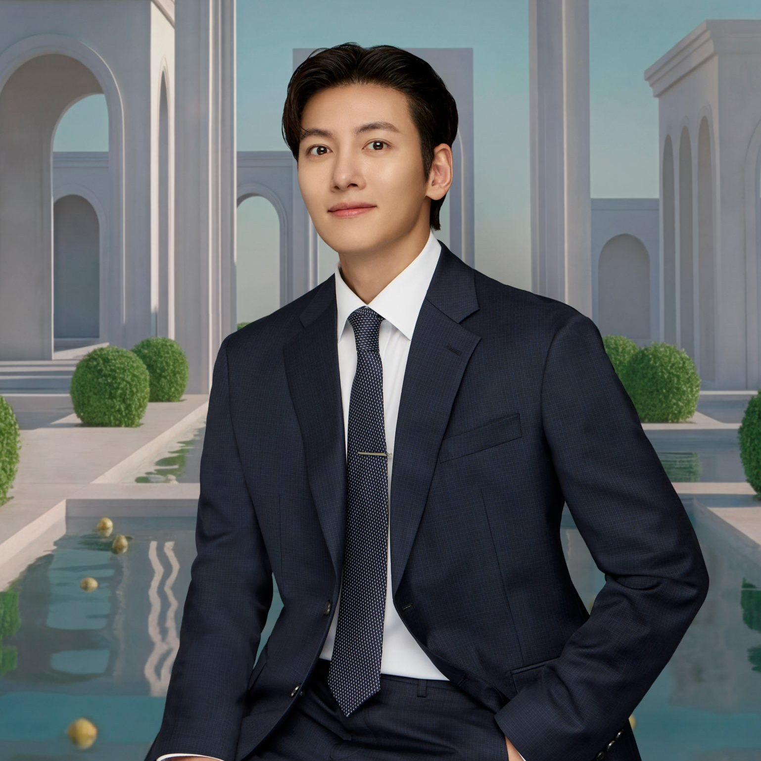 粉丝拍下的池昌旭瞬间