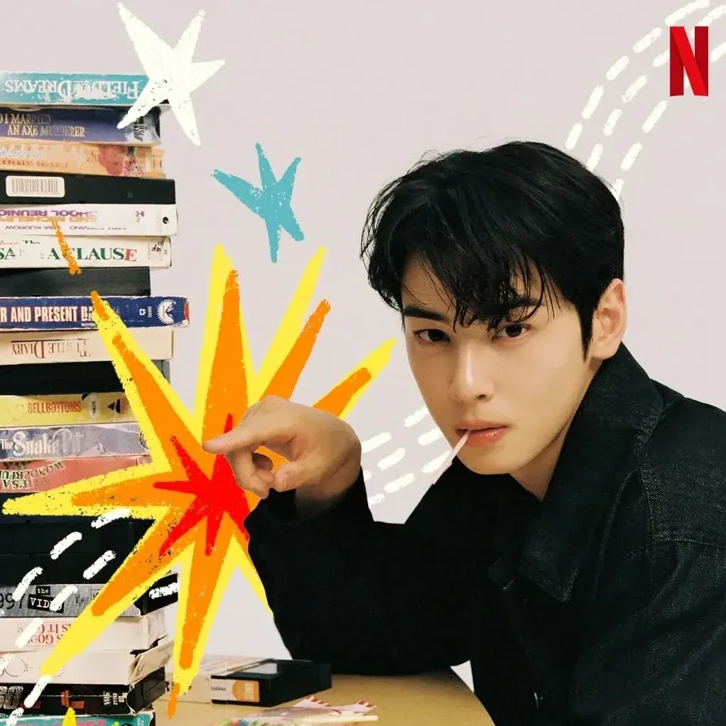 Behind-the-scenes cut of Cha Eunwoo