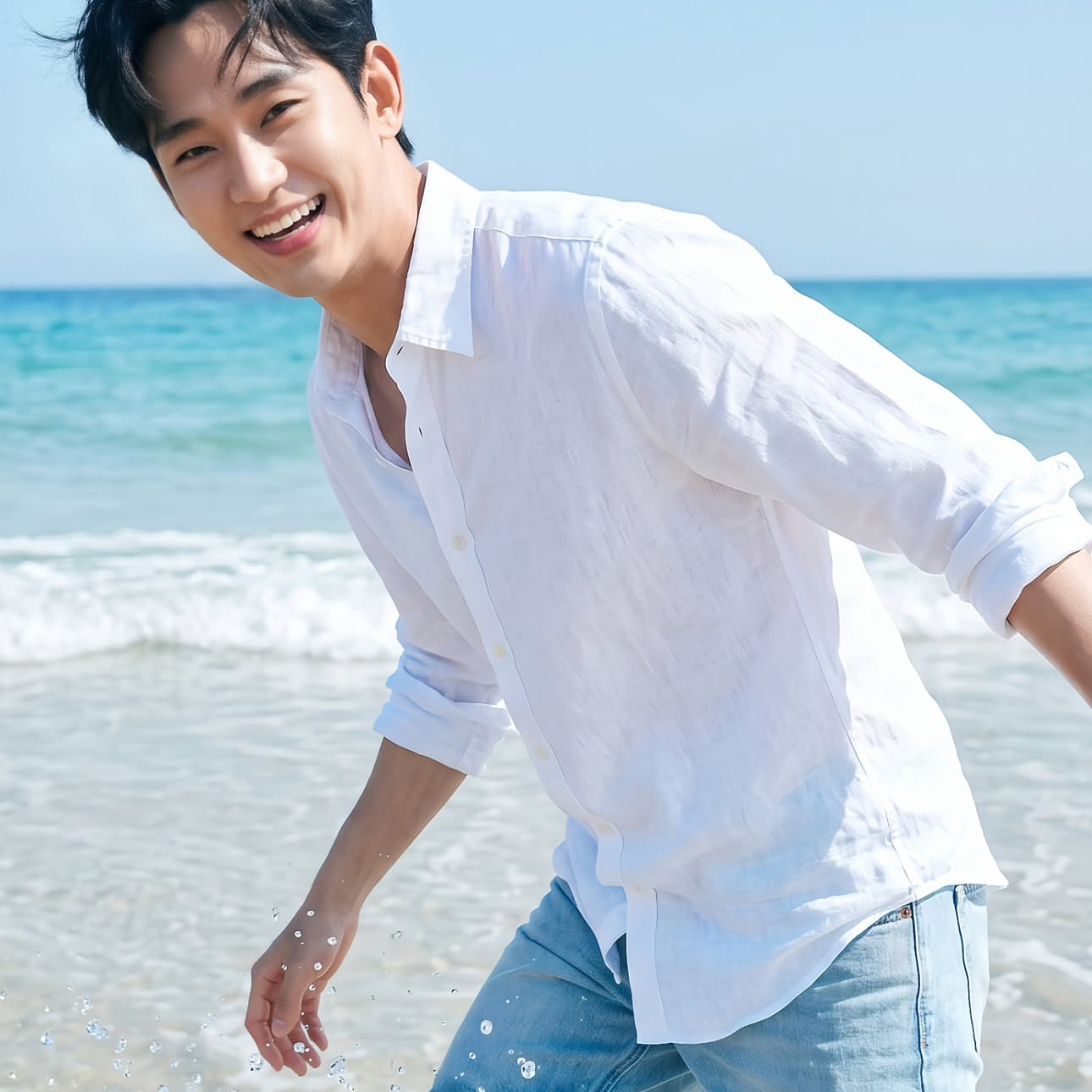 A moment captured by a fan of Kim Soohyun