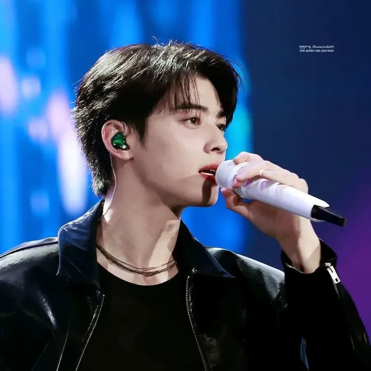 A moment captured by a fan of Cha Eunwoo