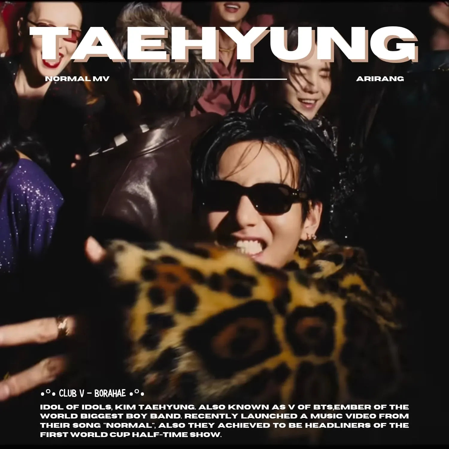 Behind-the-scenes cut of Kim Taehyung (V)