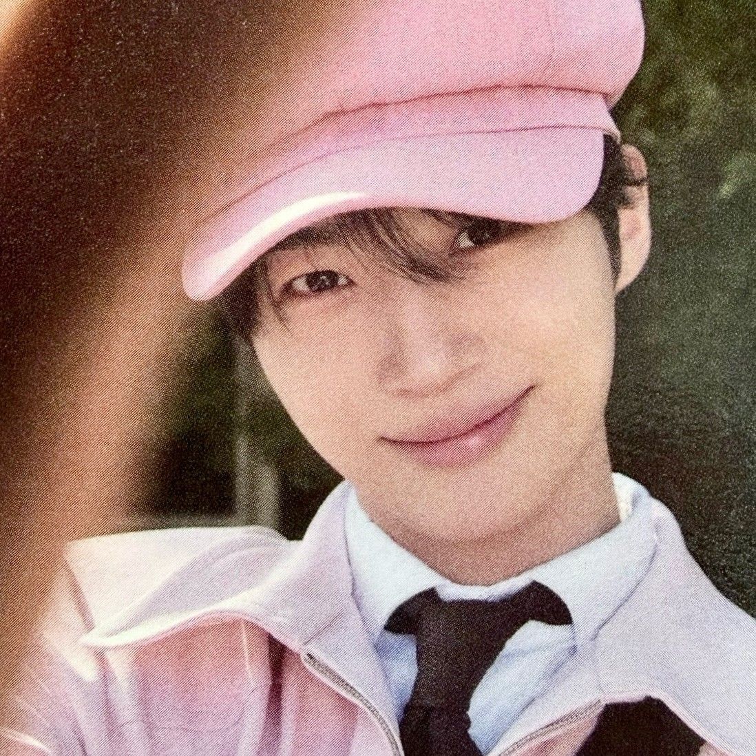 粉丝拍下的边佑锡瞬间