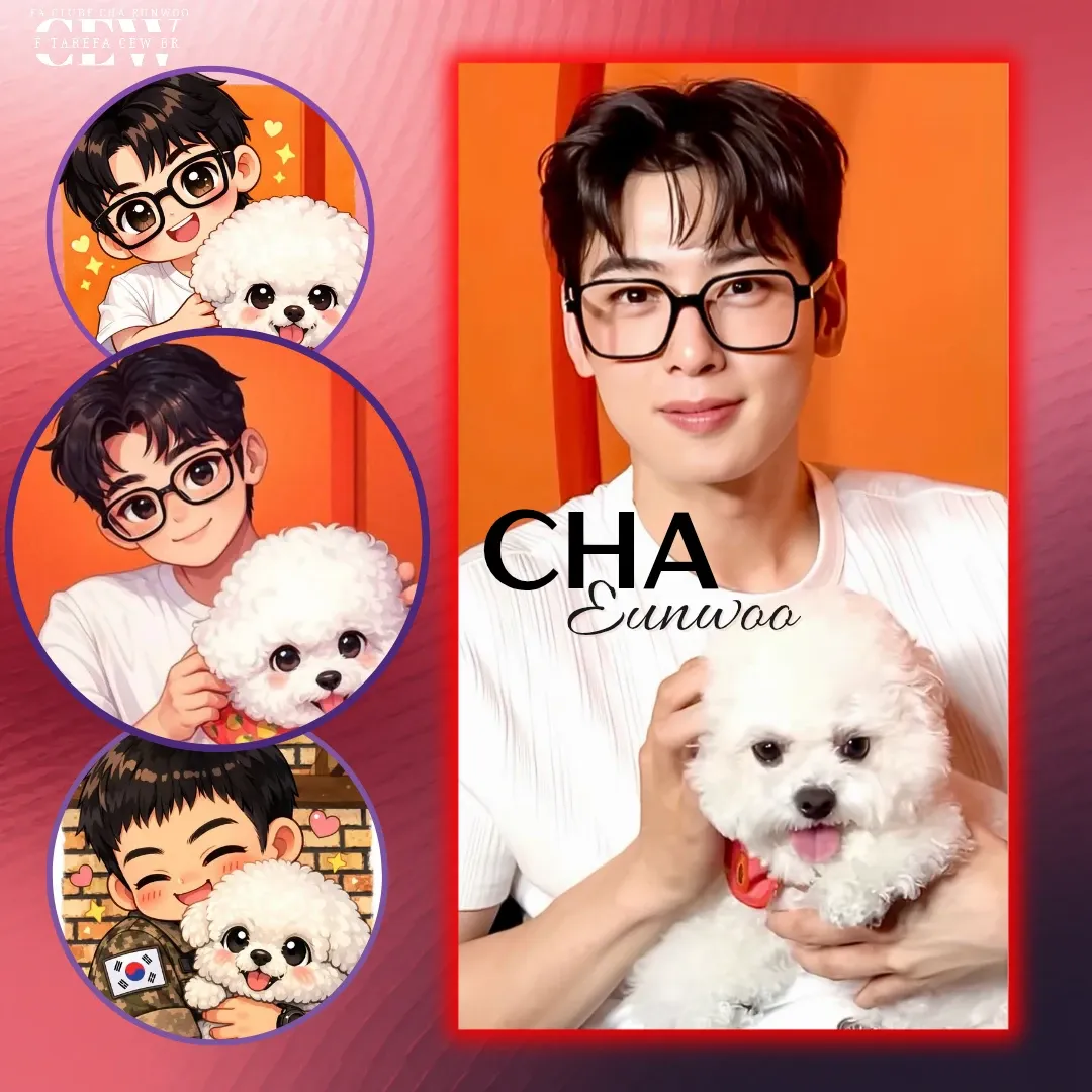 Behind-the-scenes cut of Cha Eunwoo