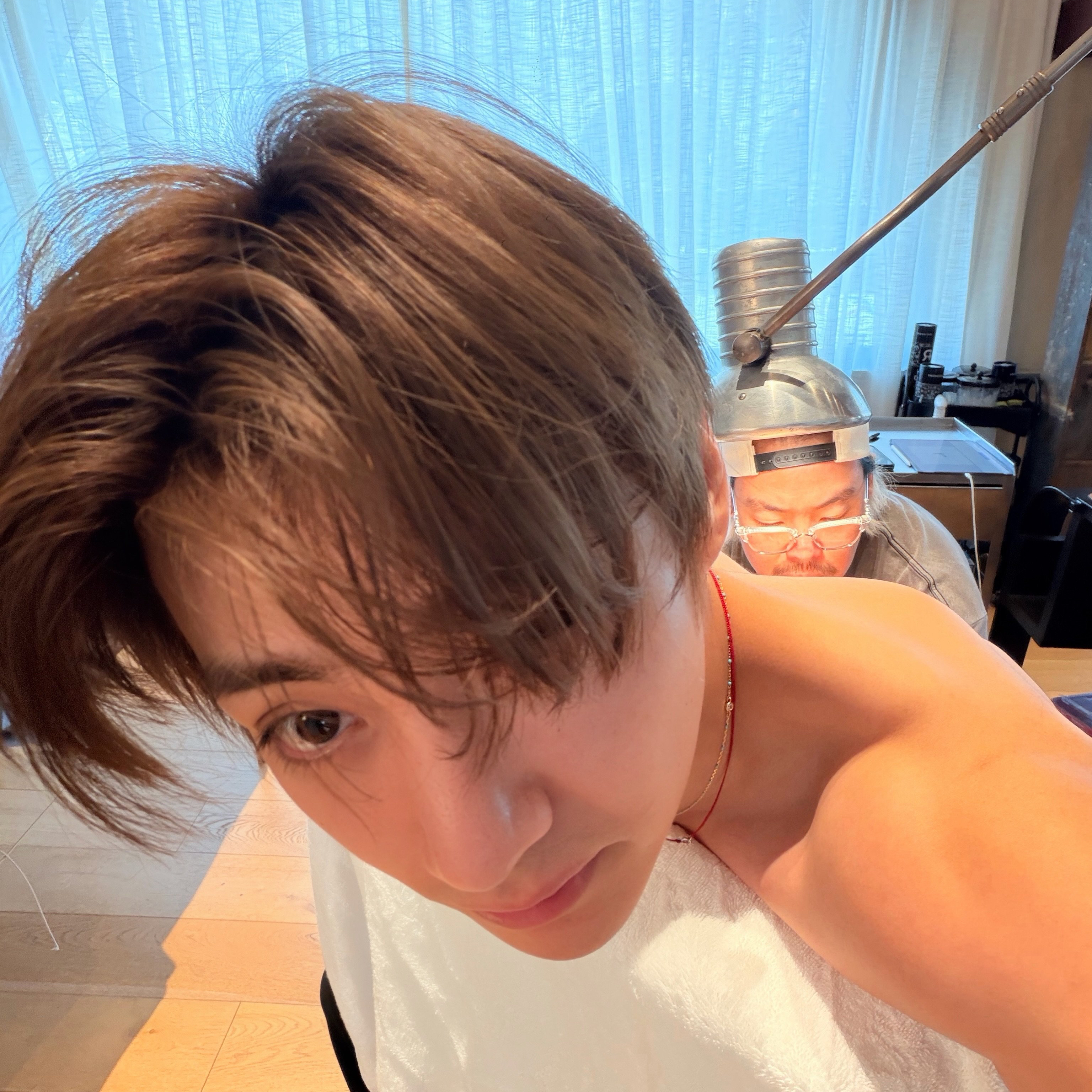 A moment captured by a fan of Kim Taehyung (V)