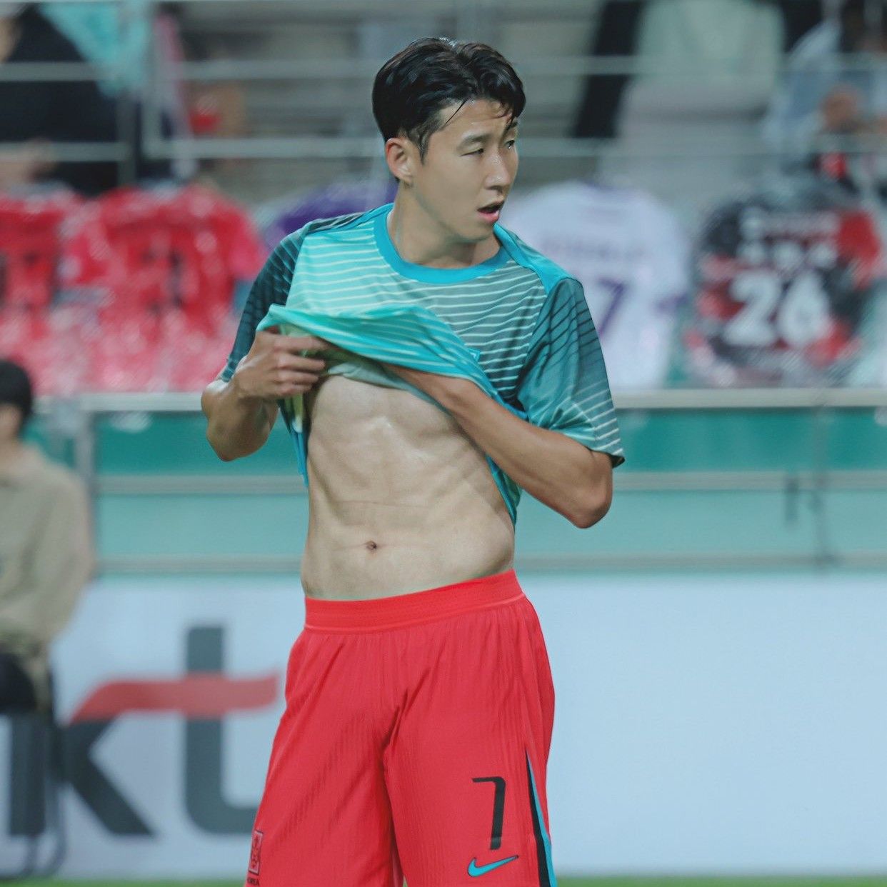 A moment captured by a fan of Son Heungmin