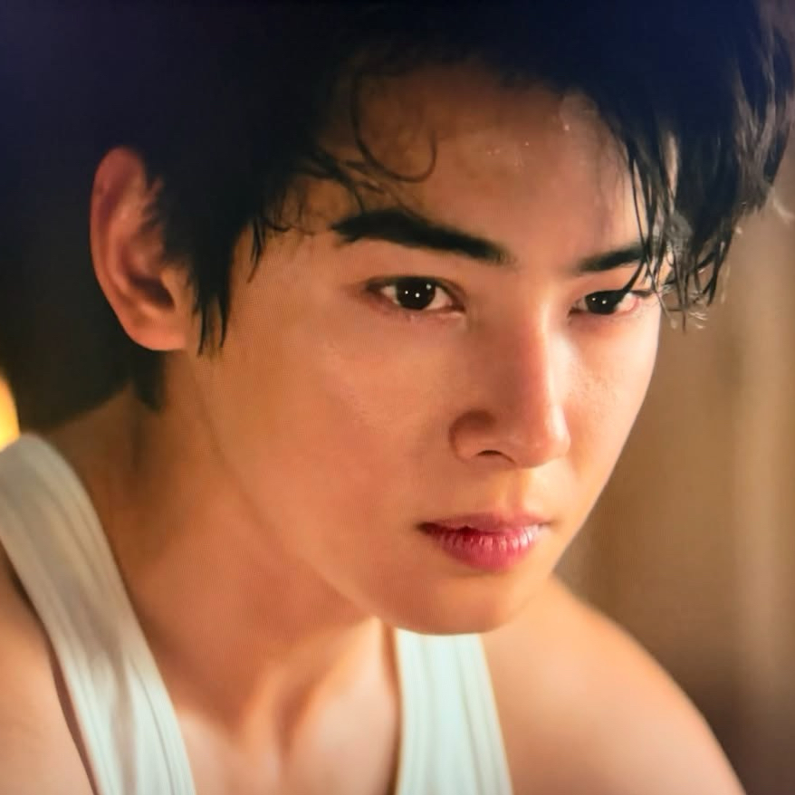 A moment captured by a fan of Cha Eunwoo
