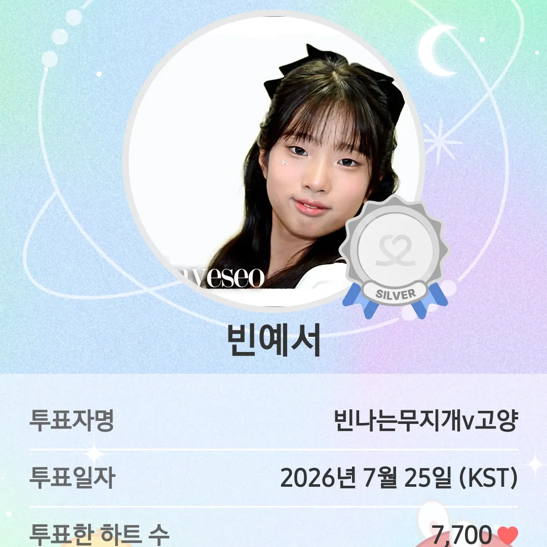 Latest photo of Bin Yeseo