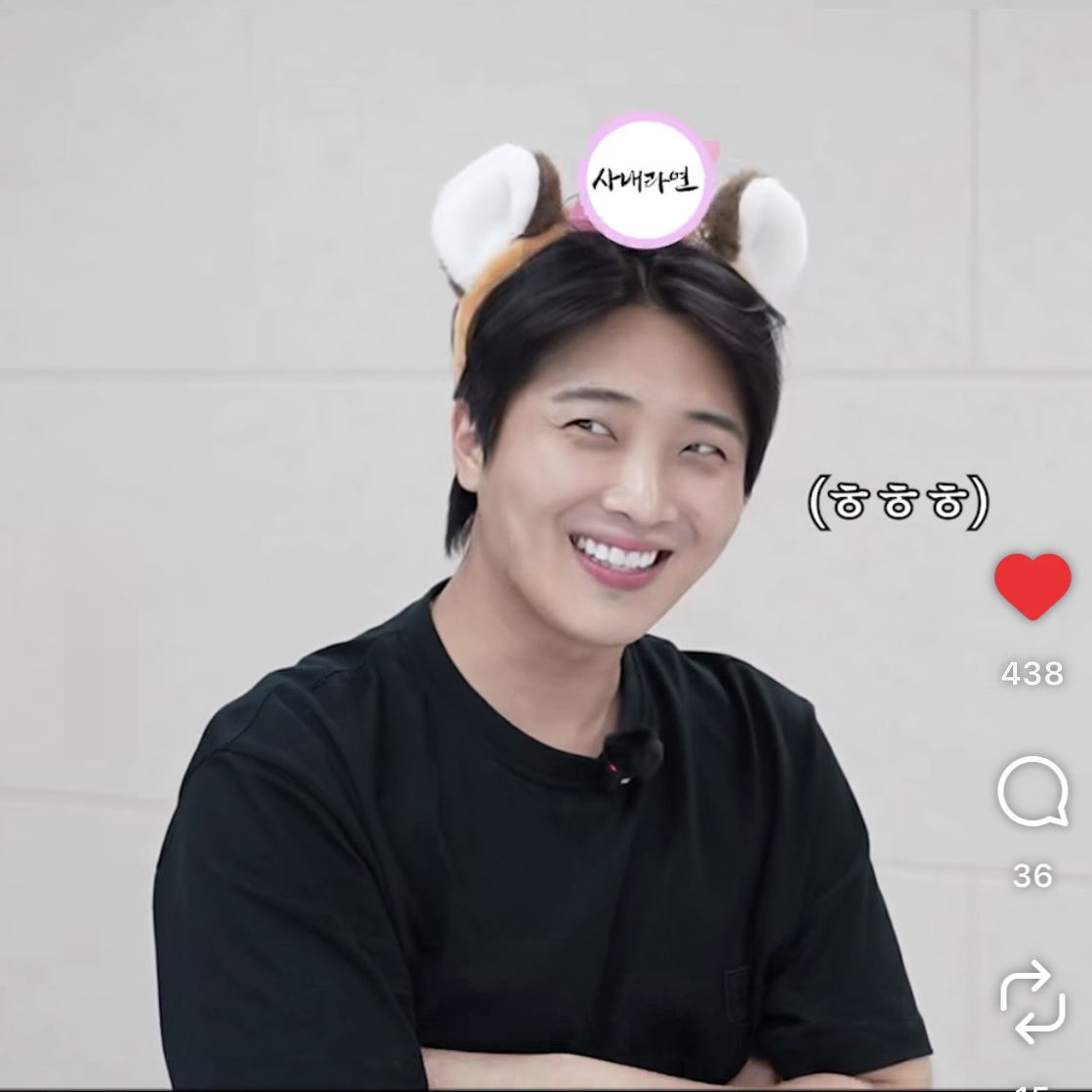 Behind-the-scenes cut of Hwang Yunsung