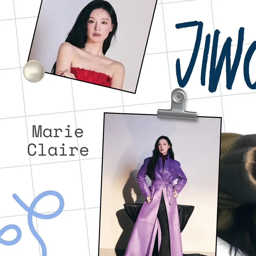 Behind-the-scenes cut of Kim Jiwon