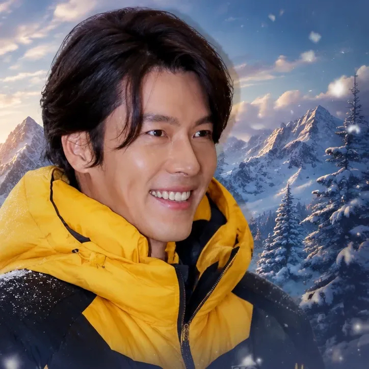Momen yang diabadikan oleh penggemar Hyun Bin