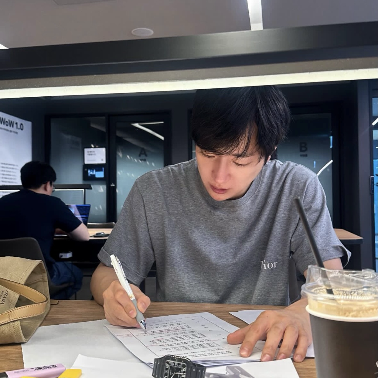 Recent activity shot of Lee Sangyeob