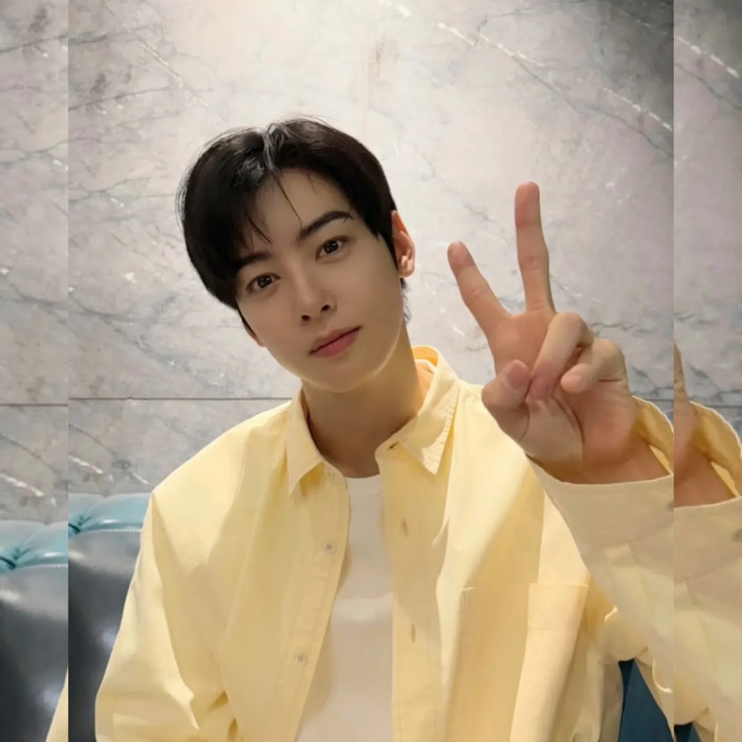 粉丝拍下的车银优瞬间