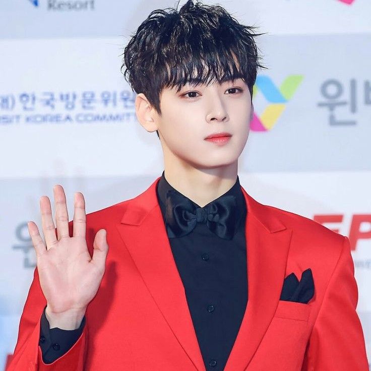 Behind-the-scenes cut of Cha Eunwoo