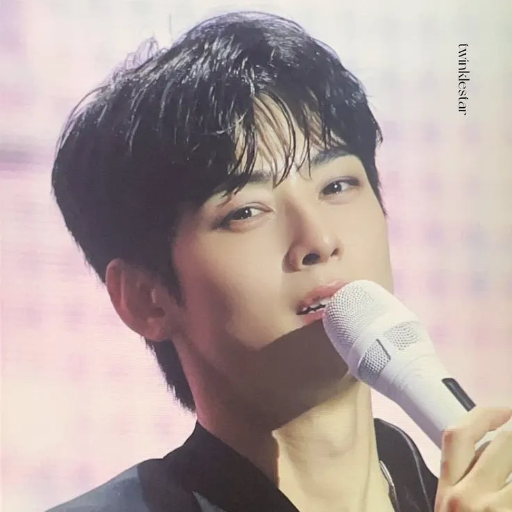 Behind-the-scenes cut of Cha Eunwoo